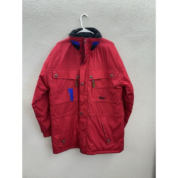 Nordica Classics Mens Jacket Size Large Red DoubleClose Insulated Ski Winter VTG - Picture 1 of 13